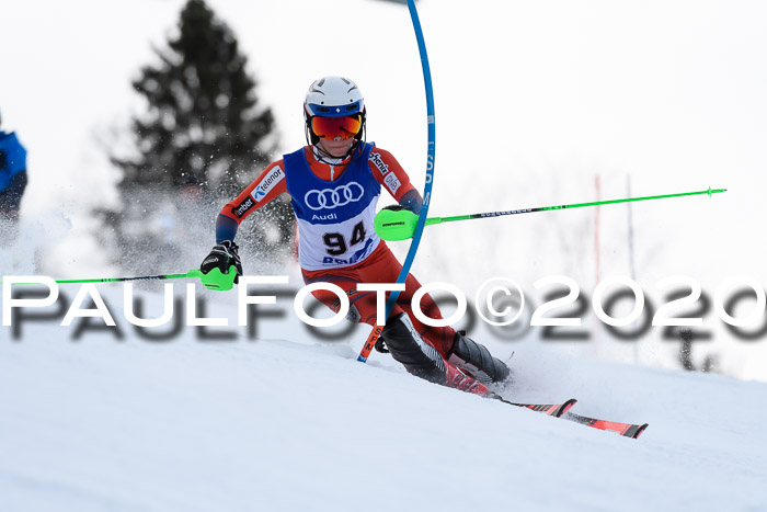 Bayerische Schülermeisterschaft Alpin Slalom 26.01.2020