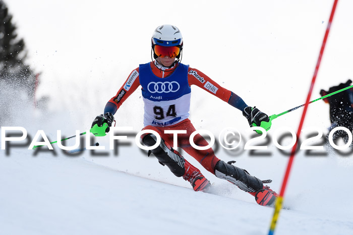 Bayerische Schülermeisterschaft Alpin Slalom 26.01.2020