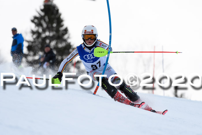 Bayerische Schülermeisterschaft Alpin Slalom 26.01.2020