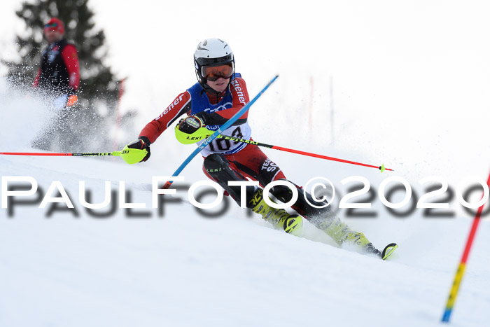 Bayerische Schülermeisterschaft Alpin Slalom 26.01.2020