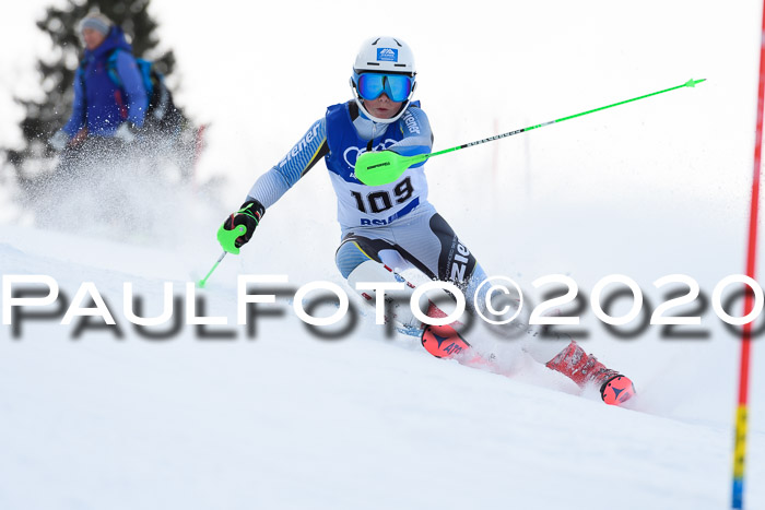 Bayerische Schülermeisterschaft Alpin Slalom 26.01.2020