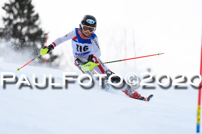 Bayerische Schülermeisterschaft Alpin Slalom 26.01.2020