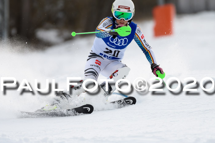 Bayerische Schülermeisterschaft Alpin Slalom 26.01.2020