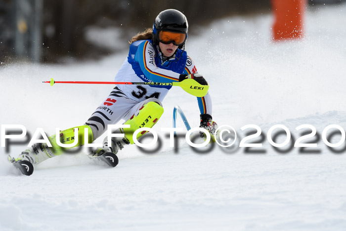 Bayerische Schülermeisterschaft Alpin Slalom 26.01.2020