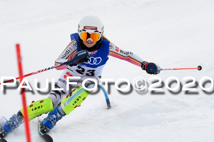 Bayerische Schülermeisterschaft Alpin Slalom 26.01.2020