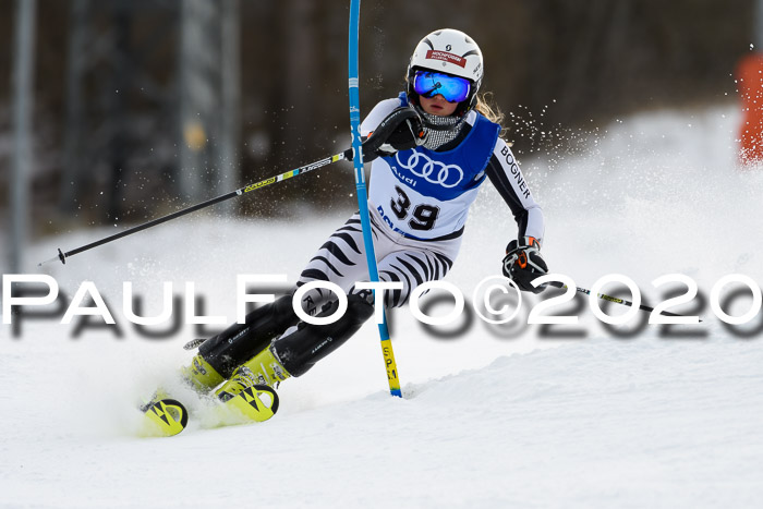 Bayerische Schülermeisterschaft Alpin Slalom 26.01.2020