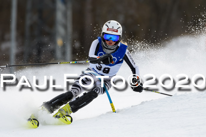 Bayerische Schülermeisterschaft Alpin Slalom 26.01.2020