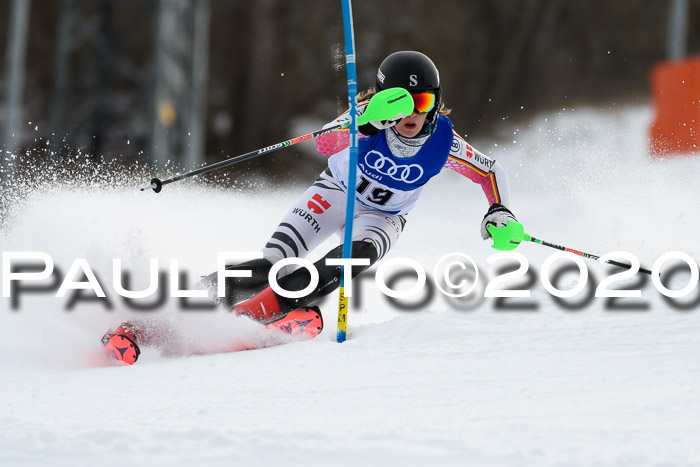 Bayerische Schülermeisterschaft Alpin Slalom 26.01.2020