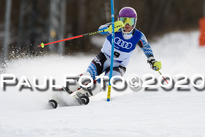 Bayerische Schülermeisterschaft Alpin Slalom 26.01.2020