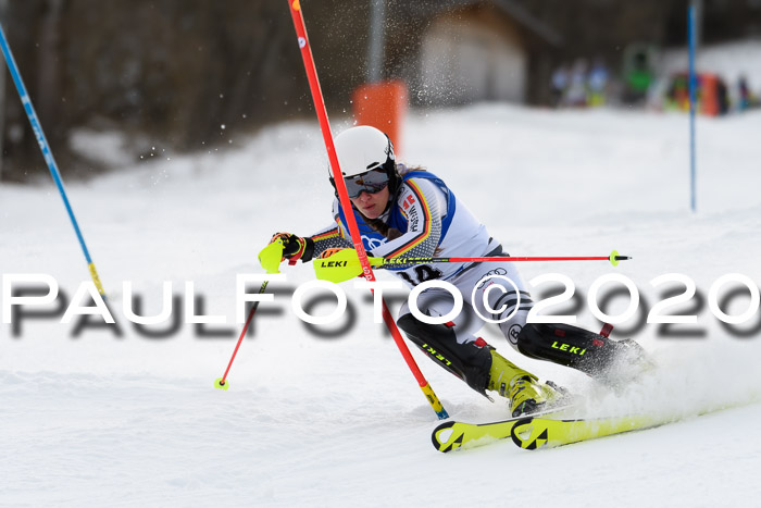 Bayerische Schülermeisterschaft Alpin Slalom 26.01.2020