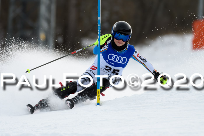 Bayerische Schülermeisterschaft Alpin Slalom 26.01.2020