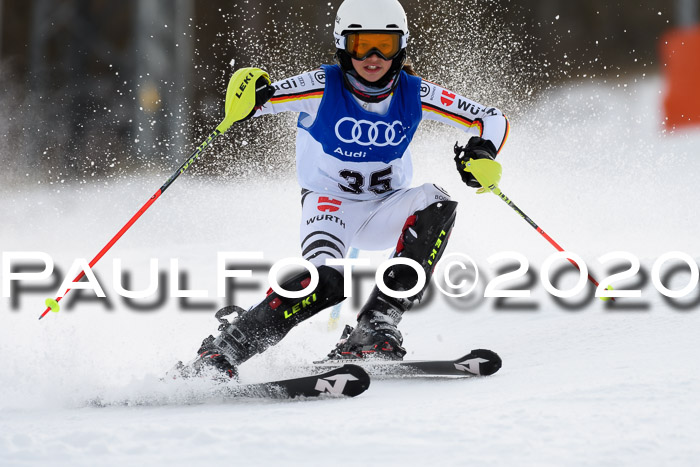 Bayerische Schülermeisterschaft Alpin Slalom 26.01.2020