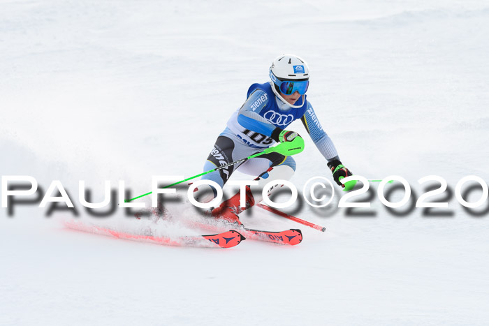 Bayerische Schülermeisterschaft Alpin Slalom 26.01.2020