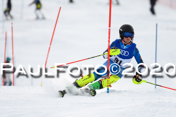 Bayerische Schülermeisterschaft Alpin Slalom 26.01.2020