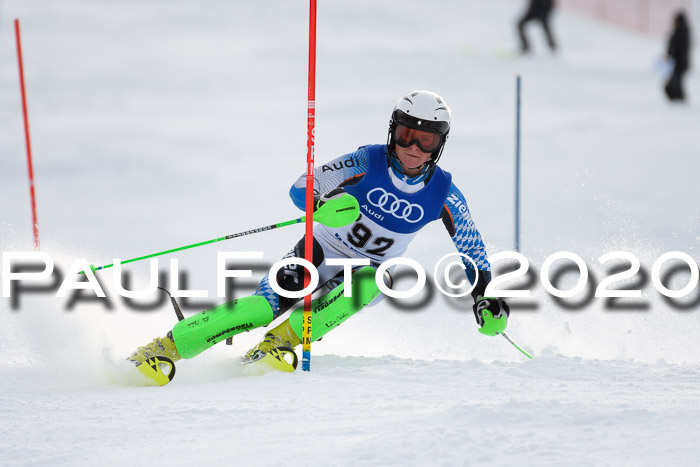 Bayerische Schülermeisterschaft Alpin Slalom 26.01.2020