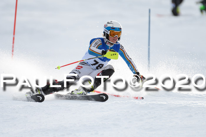 Bayerische Schülermeisterschaft Alpin Slalom 26.01.2020