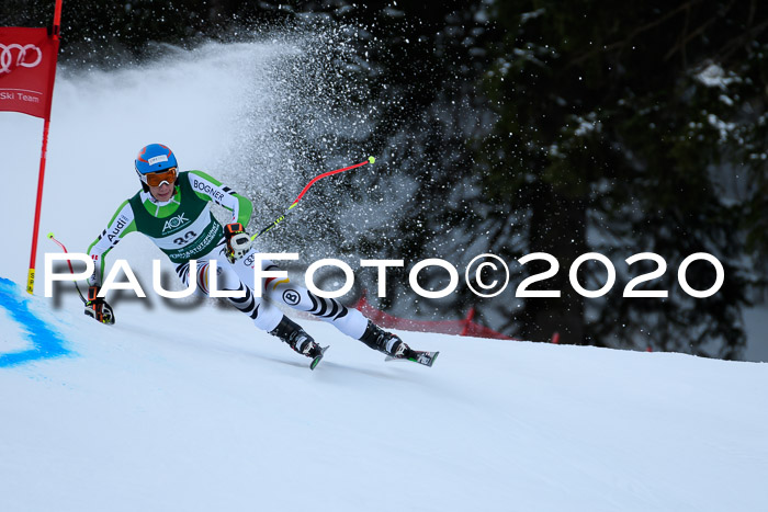 FIS Super-G, Damen + Herren, Rennen 1 + 2, 13.02.2020