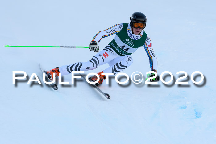 FIS Super-G, Damen + Herren, Rennen 1 + 2, 13.02.2020