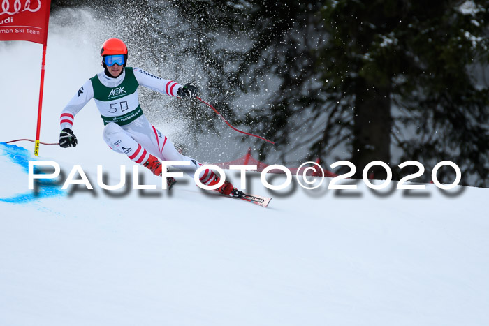 FIS Super-G, Damen + Herren, Rennen 1 + 2, 13.02.2020