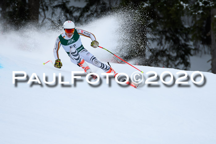 FIS Super-G, Damen + Herren, Rennen 1 + 2, 13.02.2020