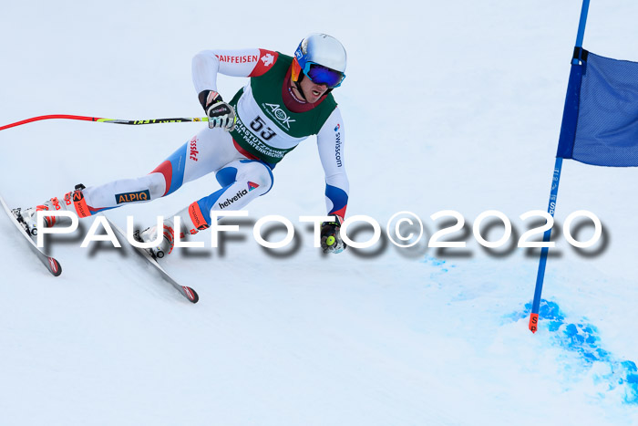 FIS Super-G, Damen + Herren, Rennen 1 + 2, 13.02.2020