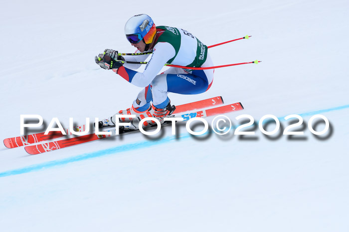 FIS Super-G, Damen + Herren, Rennen 1 + 2, 13.02.2020