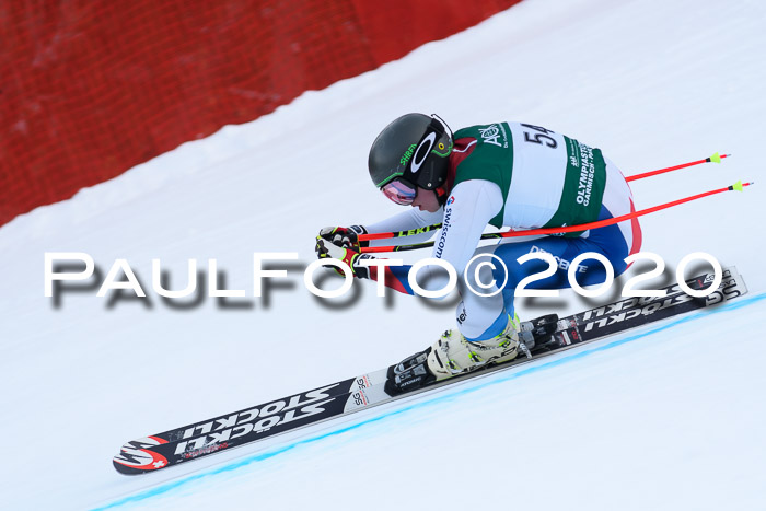 FIS Super-G, Damen + Herren, Rennen 1 + 2, 13.02.2020