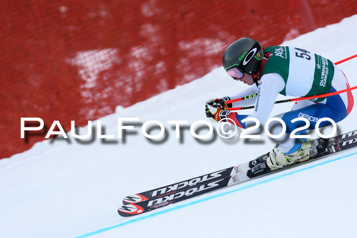 FIS Super-G, Damen + Herren, Rennen 1 + 2, 13.02.2020