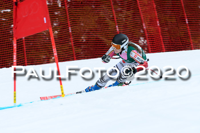 FIS Super-G, Damen + Herren, Rennen 1 + 2, 13.02.2020