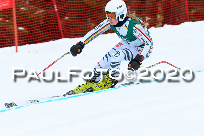 FIS Super-G, Damen + Herren, Rennen 1 + 2, 13.02.2020