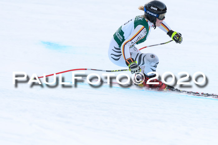 FIS Super-G, Damen + Herren, Rennen 1 + 2, 13.02.2020