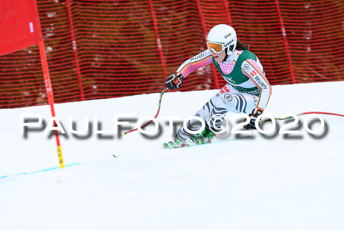 FIS Super-G, Damen + Herren, Rennen 1 + 2, 13.02.2020