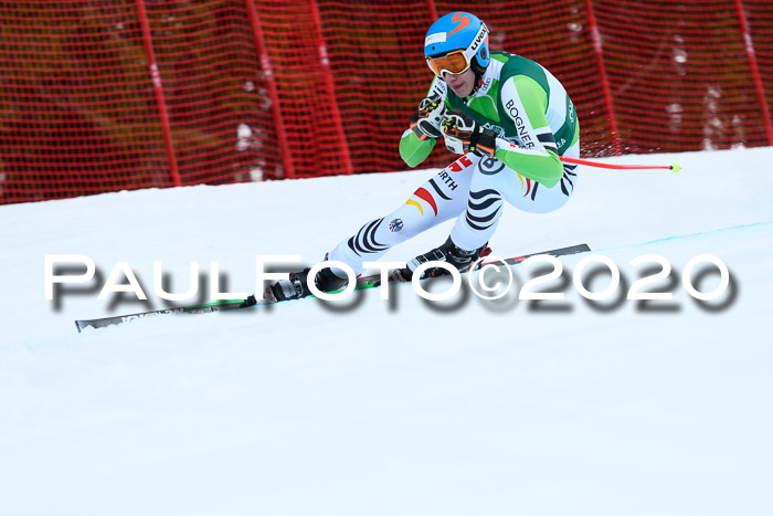 FIS Super-G, Damen + Herren, Rennen 1 + 2, 13.02.2020