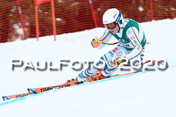 FIS Super-G, Damen + Herren, Rennen 1 + 2, 13.02.2020