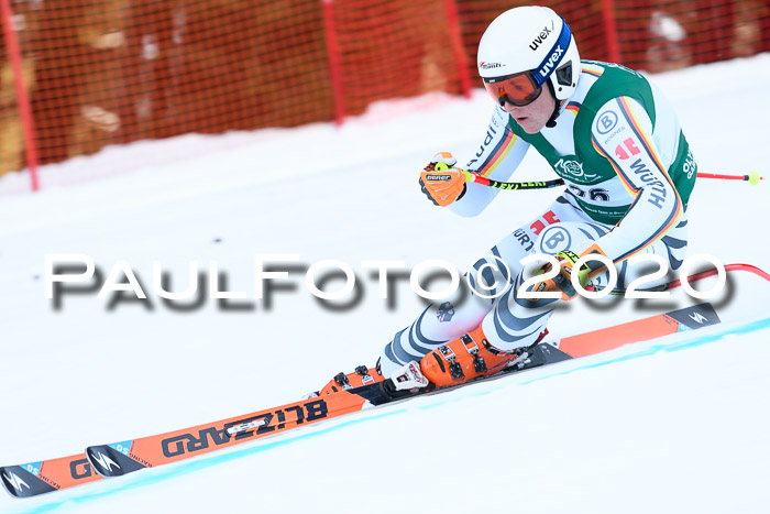 FIS Super-G, Damen + Herren, Rennen 1 + 2, 13.02.2020