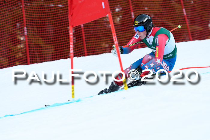 FIS Super-G, Damen + Herren, Rennen 1 + 2, 13.02.2020