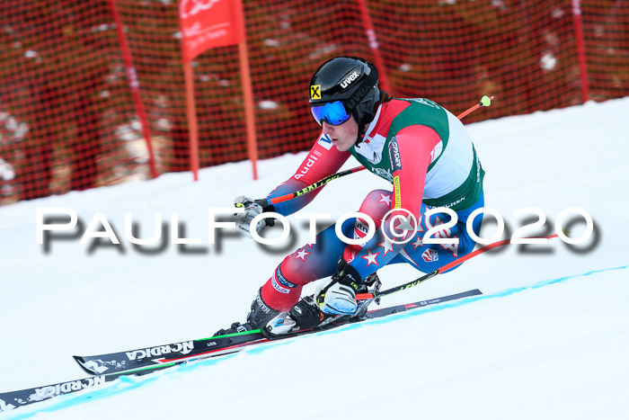 FIS Super-G, Damen + Herren, Rennen 1 + 2, 13.02.2020