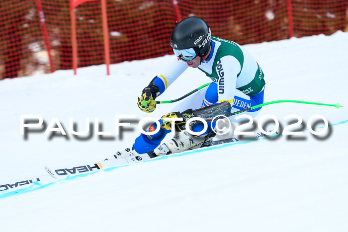 FIS Super-G, Damen + Herren, Rennen 1 + 2, 13.02.2020