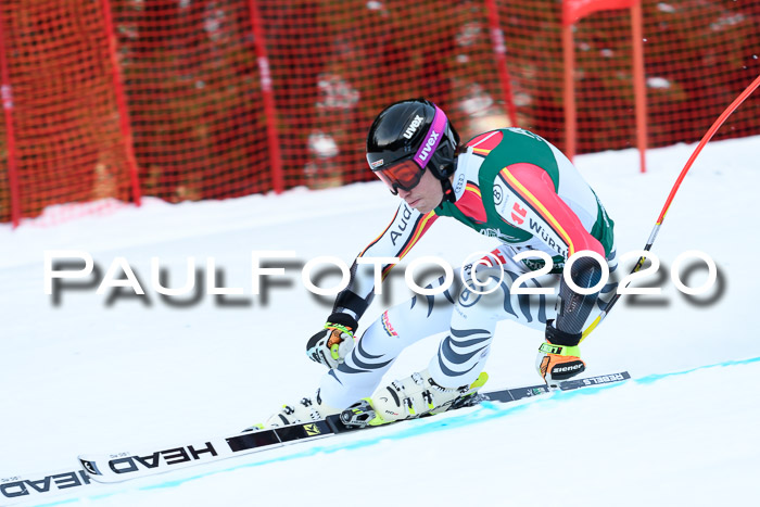 FIS Super-G, Damen + Herren, Rennen 1 + 2, 13.02.2020