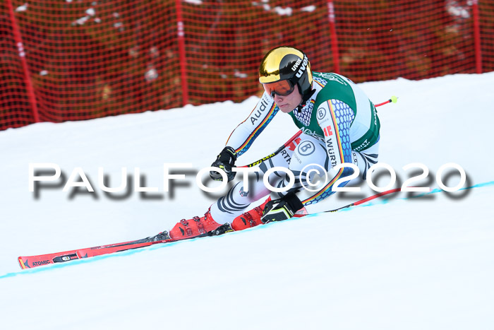 FIS Super-G, Damen + Herren, Rennen 1 + 2, 13.02.2020