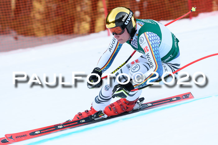 FIS Super-G, Damen + Herren, Rennen 1 + 2, 13.02.2020