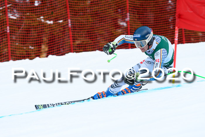 FIS Super-G, Damen + Herren, Rennen 1 + 2, 13.02.2020