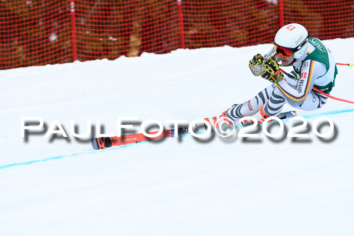 FIS Super-G, Damen + Herren, Rennen 1 + 2, 13.02.2020