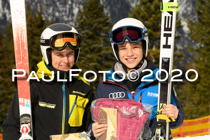 FIS Super-G, Damen + Herren, Rennen 1 + 2, 13.02.2020