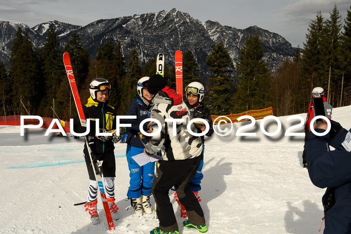 FIS Super-G, Damen + Herren, Rennen 1 + 2, 13.02.2020