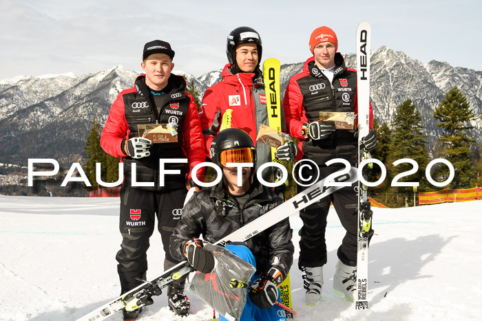 FIS Super-G, Damen + Herren, Rennen 1 + 2, 13.02.2020