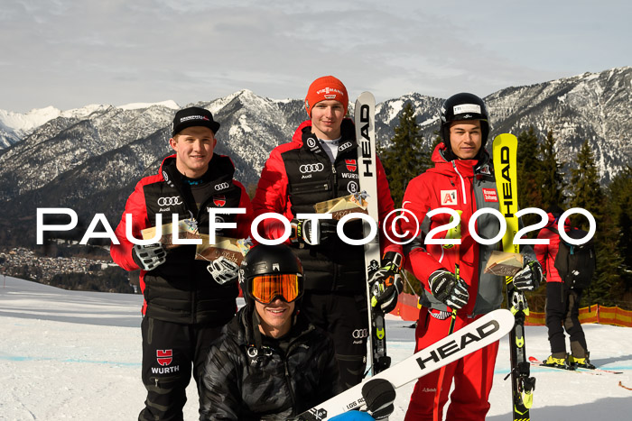 FIS Super-G, Damen + Herren, Rennen 1 + 2, 13.02.2020