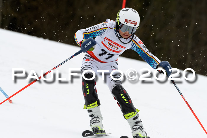 DSV Schülercup U14 IX SL 16.02.2020