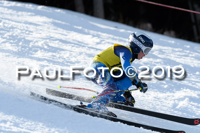 Münchner Schülermeisterschaft Riesenslalom 22.02.2020