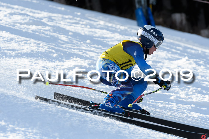 Münchner Schülermeisterschaft Riesenslalom 22.02.2020